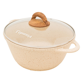 Кастрюля 3л. Гармония ОНИКС лит/руч. с кр. (п/у), к2433он Кастрюля 3л. Гармония ОНИКС лит/руч. с кр. (п/у), к2433он