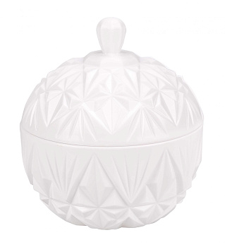 Сахарница "Шарм" 0,35л (с крышкой)(белый) М7339