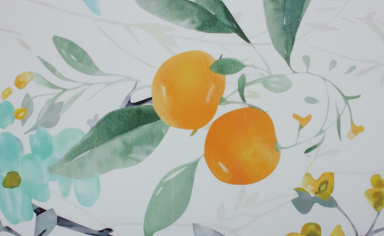 Клеенка Baby Face Luxury 140см JYPU-020 Апельсиновое дерево