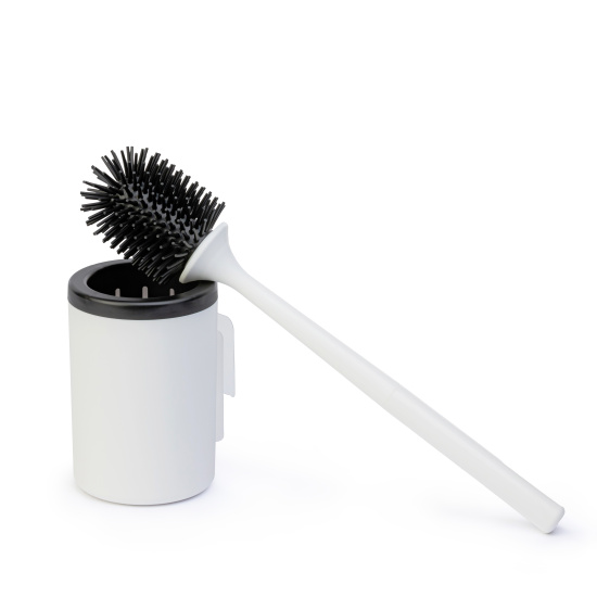 Ерш туалетный гибкий (с подст.)(белый) М8997