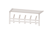 Вешалка с полкой "Торонто 21", hanger with shelf (Белый),,