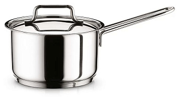 Ковш нерж.сталь 14см София стек.крышка 9940-140-0