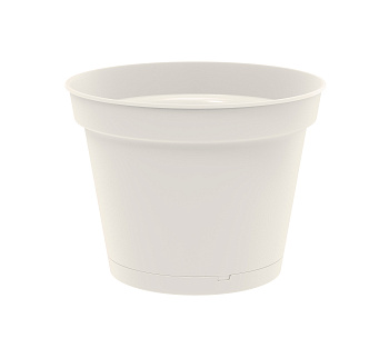 Горшок для цветов "Mint" D150мм 1.2л с поддоном (светло-бежевый) 221611925/01