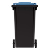 Бак для мусора 240л на колес. синий М5938
