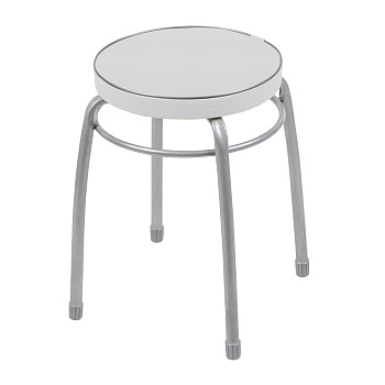Табурет "Фабрик 1" с ободом на 4-х опорах ТФ01/СС  светло-серый