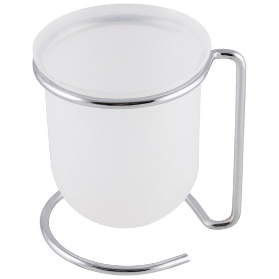 Туалетная щетка B1074 (хром.металл, пластик, на подставке) 312072