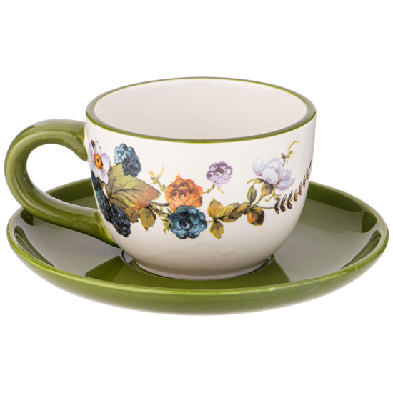 ЧАЙНАЯ ПАРА AGNESS "УРОЖАЙ" 15*7 СМ  220 МЛ (КОР=36НАБ.) (358-2083)