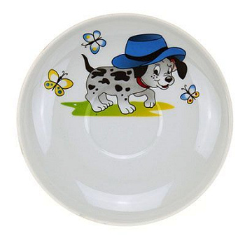Блюдце чайное 140мм Озорные щенки 087112