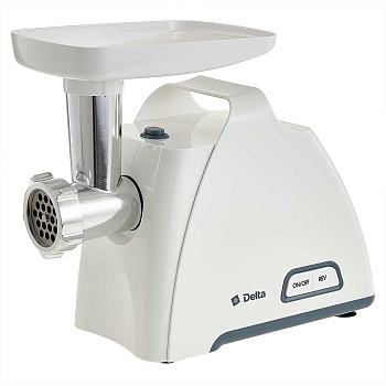 Электромясорубка DELTA DL-6104М белый с серым