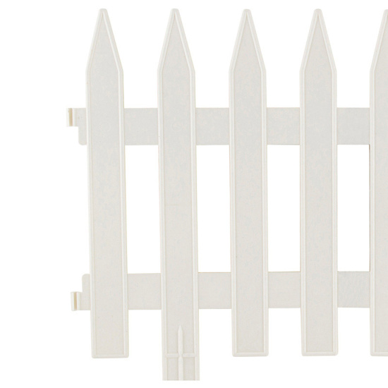 Забор декоративный "GOTIKA" белый 007277