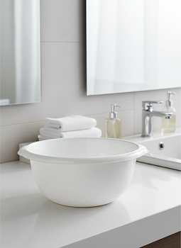 Таз универсальный "Good" круглый 9л (белый) 223201229/01