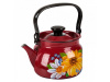 Чайник для плиты 2,0л 42715-103/6 без свистка  п/р (КРАСНЫЙ) (г.Керчь)