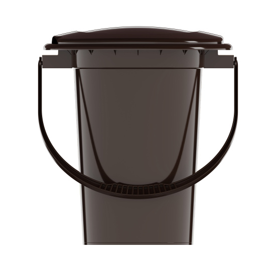 Ведро-туалет 17л. (уп.10) мокко М1319