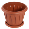 Горшок для растений "Фелиция" терракотовый 0,4л Д105 с под. С101Т  