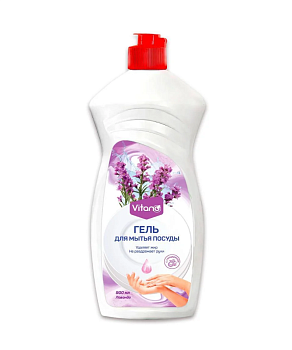 Гель для мытья посуды 900мл Лаванда Vitano (7930124340849)
