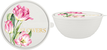 Салатник Sugar&Spice Flowers 1,2л с крышкой SE4003FL