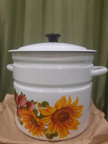 Кастрюля 10,0л цилиндрическая бортовая 41804-222/6