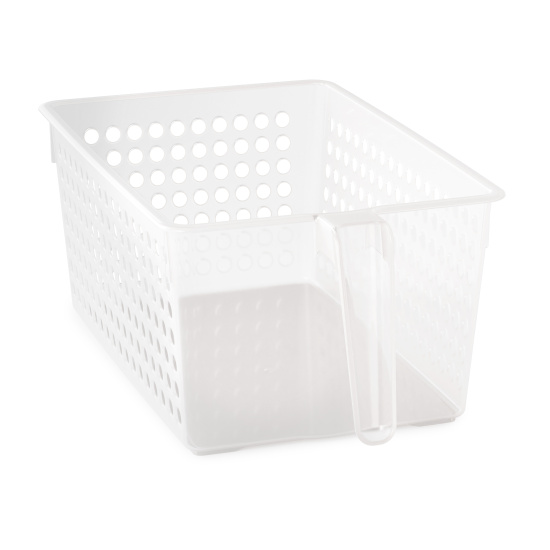 Корзина для хранения с ручкой (прозрачный) М8974