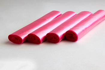 Пакеты фасовочные рулон 29*39 стандарт (60*90 пакетов) розовые НФ-00000022