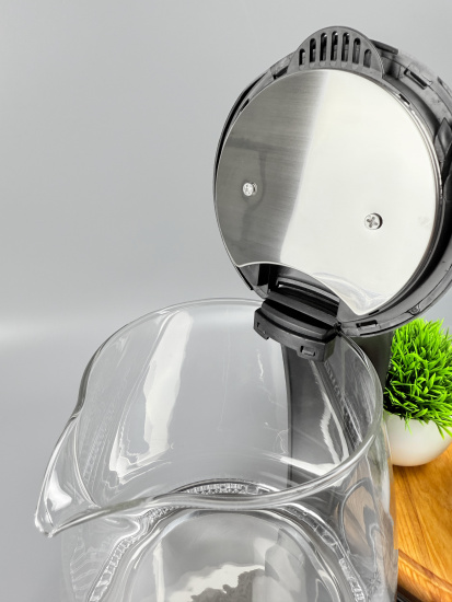 Чайник электрический , 2л, 1500 вт., стеклянный корпус с подсветкой. SC-168GK OLS-HC-19