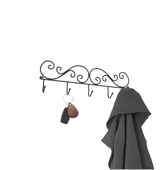 Вешалка "Кружева 5" (черный)