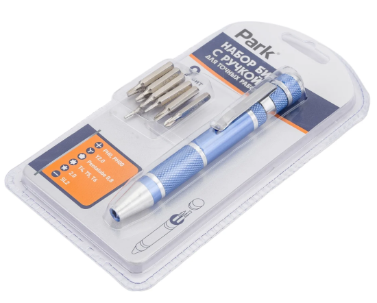 Набор бит с ручкой для точных работ (100249)