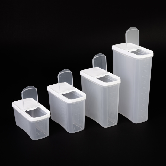 Емкость для сыпучих продуктов "Лайн" 1л (белый) М9001 Емкость для сыпучих продуктов "Лайн" 1л (белый) М9001