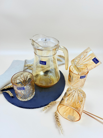 Набор питьевой (5пр.): кувшин ( мл) + стаканы ( мл) OLS-339-5