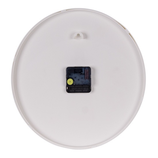 3015-001 Часы настенные круг d=30см, корпус белый+золото, "Классика", "Рубин"