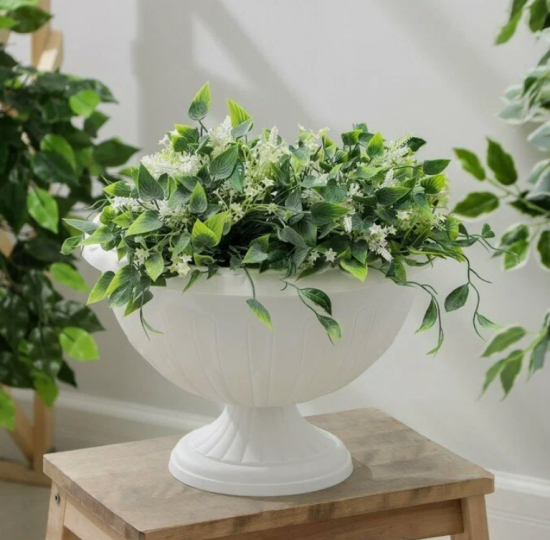 Вазон "Джулия" 8л (белый) М1389