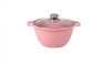 Кастрюля 2л со стеклянной крышкой,АП линия "Trendy style" (rose) к21tsr