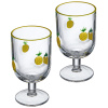 НАБОР БОКАЛОВ ДЛЯ ВИНА "FRUITY PINEAPPLE" ИЗ 2 ШТ. 350 МЛ (685-137)