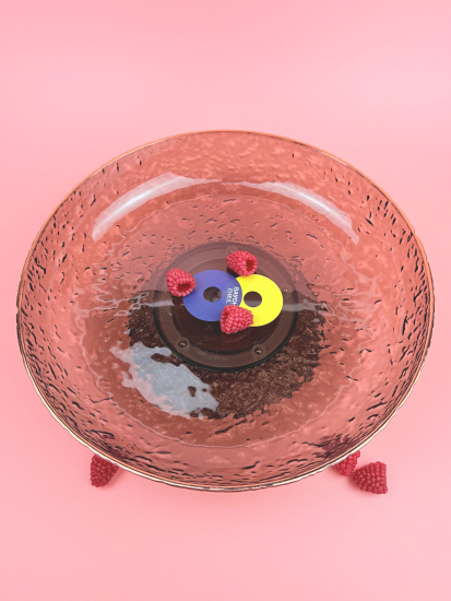 Фруктовница 26см (пластик) цвет микс OLS-033А-6