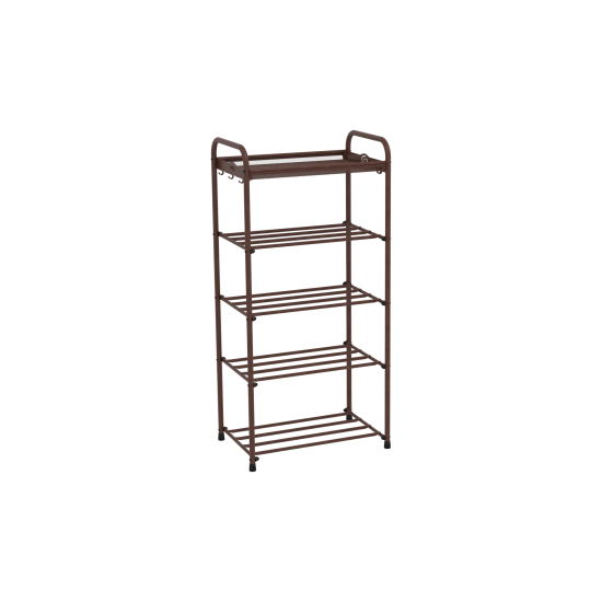 Подставка для обуви "Альфа 15" (Коричневый)(5-ти полочная,40см)