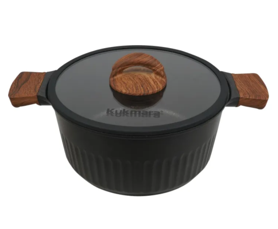 Кастрюля 3,2л со стеклянной крышкой, АП линия "Stella" (ristretto) кср32а