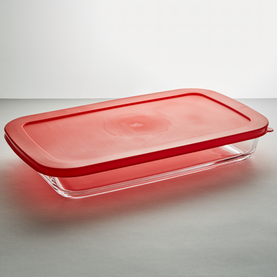 РК-0048/2 Прямоугольная форма для запекания с крышкой 2,5л "Забава" 