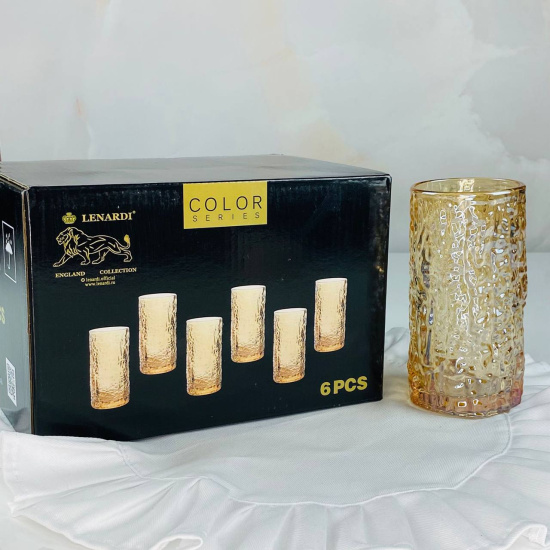 Набор из 6 стаканов 350мл в под.уп.(х6)Стекло 589-079