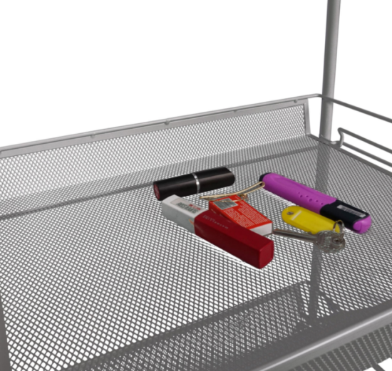 Этажерка "Ладья 24 К" (Графит)