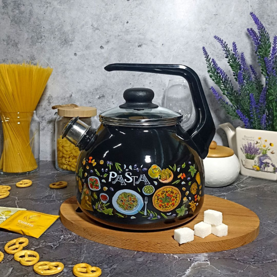 Чайник для плиты 3,0л 4с209я Pasta черн Чайник для плиты 3,0л 4с209я Pasta черн