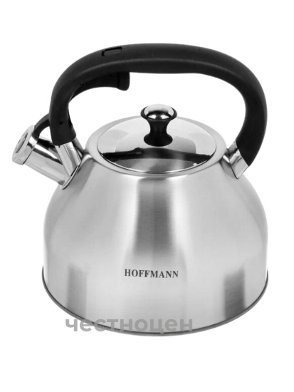 Чайник для плиты со свистком 3,0л. черная ручка НМ 55210