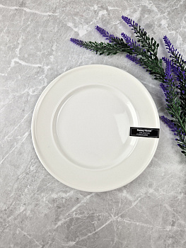 Тарелка плоская 20,5см Белье (фарфор) OLS-DM-61