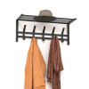 Вешалка с полкой "Торонто 21", hanger with shelf (Черный) ВСПТ21  Ч