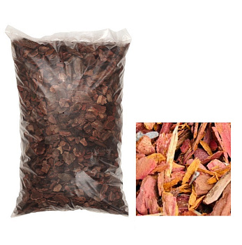 Кора сибирской лиственницы мелкая 1-3см (60л)  Кора сибирской лиственницы мелкая 1-3см (60л)