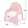 Горшок-стульчик розовый М1528