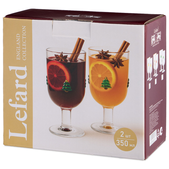 НАБОР БОКАЛОВ ДЛЯ ВИНА "FRUITY PINEAPPLE" ИЗ 2 ШТ. 350 МЛ (685-137)