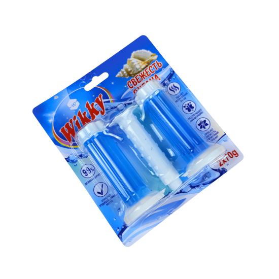 Стик гелиевый для унитаза Wikky 2шт Свежесть океана