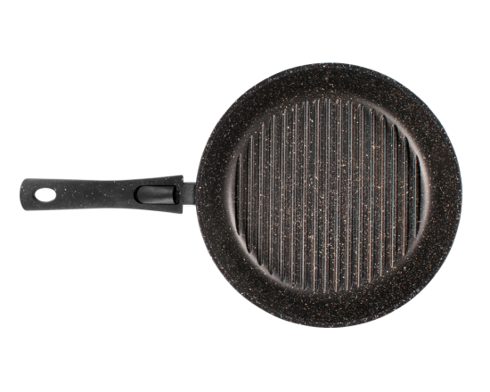 Сковорода гриль 260/70мм со съемной ручкой без крышки сг2612аг