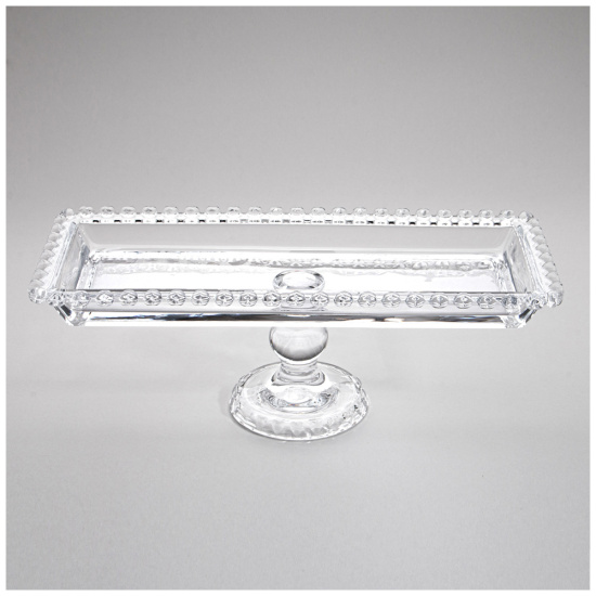 БЛЮДО СЕРВИРОВОЧНОЕ "SWEETY" НА НОЖКЕ 30Х13Х10 СМ 691-114