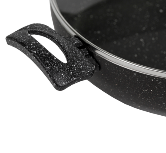 Сотейник 260 мм, 2 руч., ст./кр, а/п. Easy Stone. Алюминий марки А5 6926352