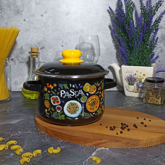 Кастрюля 2,0л цил. черн. Pasta 1RD161M  Кастрюля 2,0л цил. черн. Pasta 1RD161M